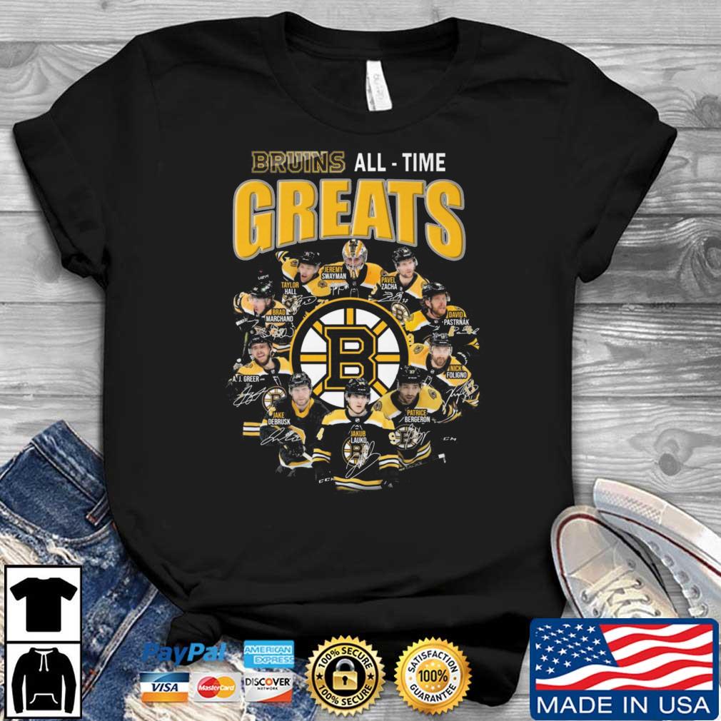 Boston Bruins All-Time Greats Signatures shirt