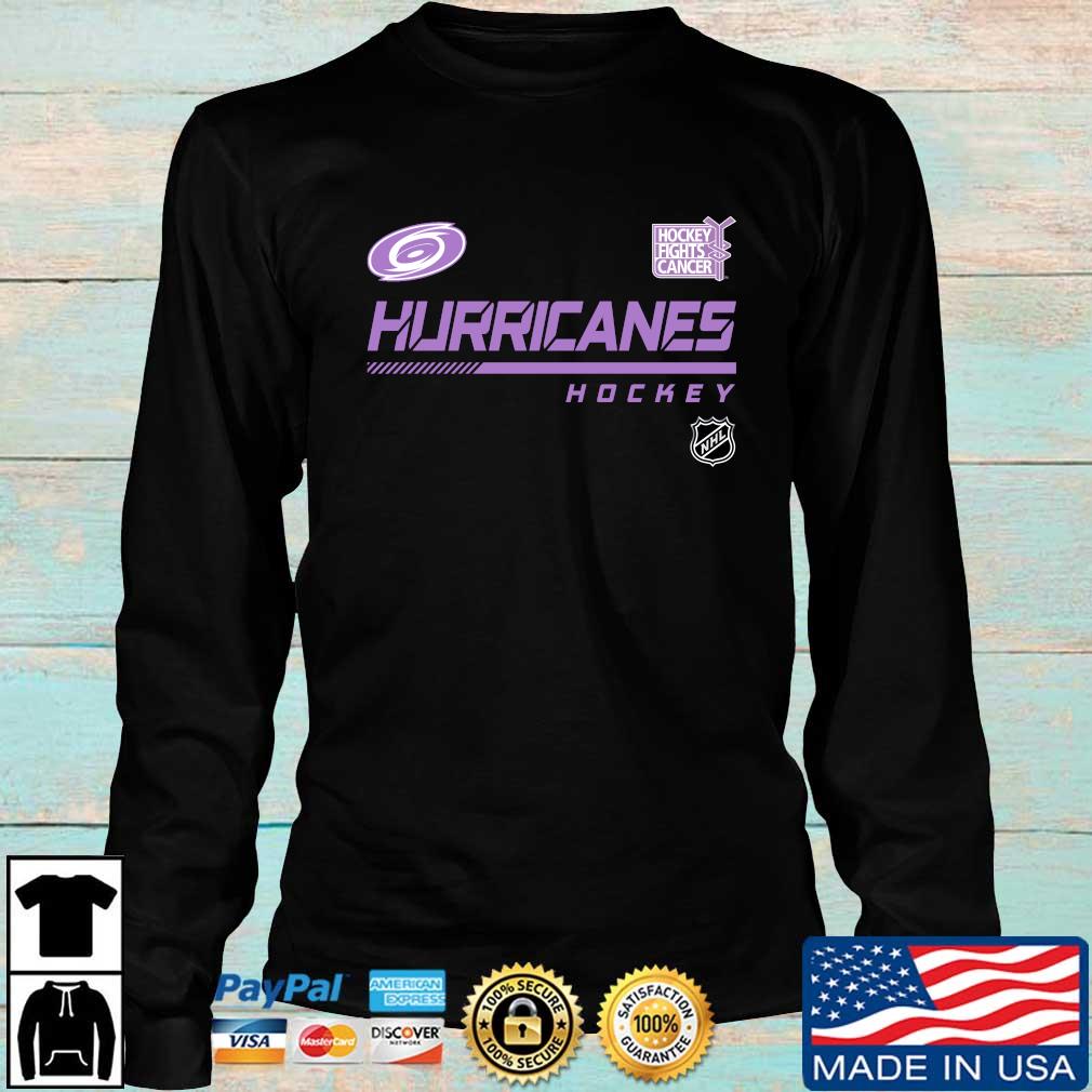 Carolina Hurricanes Fanatics Branded Nhl Hockey Fights Cancer  Shirt,Sweater, Hoodie, And Long Sleeved, Ladies, Tank Top