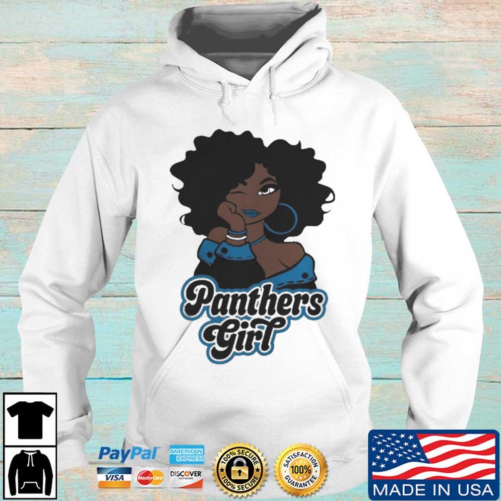 Carolina Panthers Football Black Girl 2022 s Hoodie trang