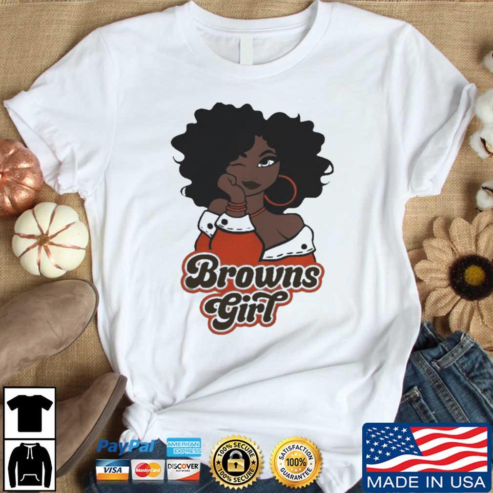 Cleveland Browns Football Black Girl 2022 shirt