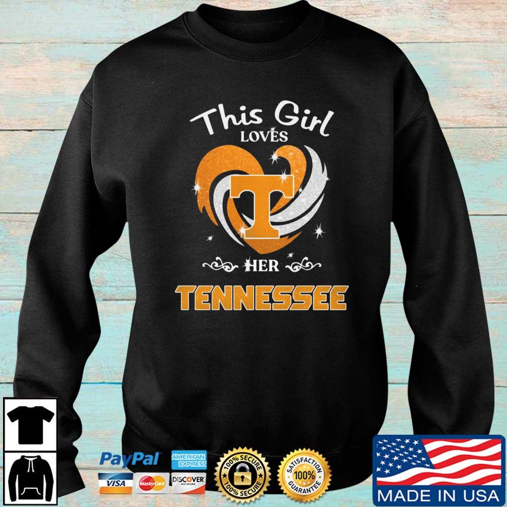 Diamond Heart This Girl Loves Her Tennessee Volunteers shirt