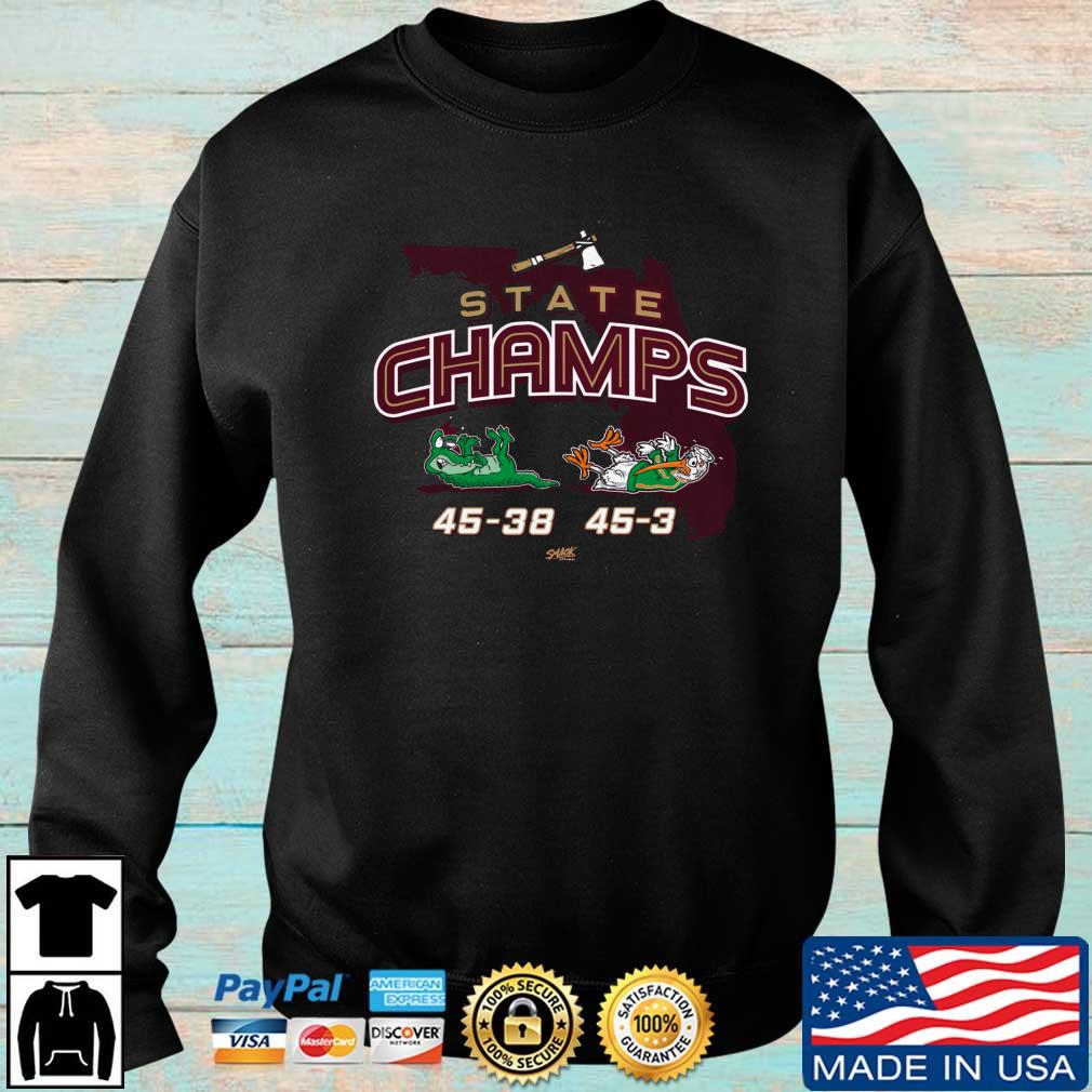 Florida State Seminoles 45 3 2022 State Champs shirt