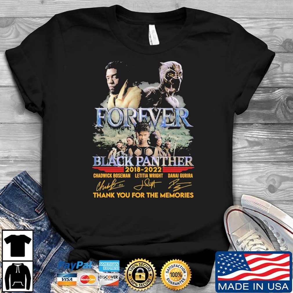 Forever Black Panthers 2018-2022 Thank You For The Memories Signatures shirt