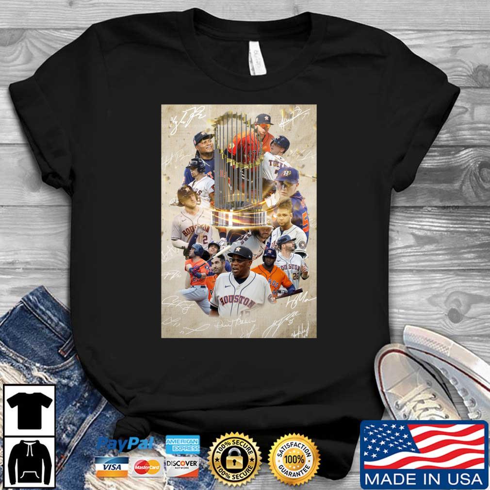 Houston Astros 2022 World Series Champions Cup Signatures shirt