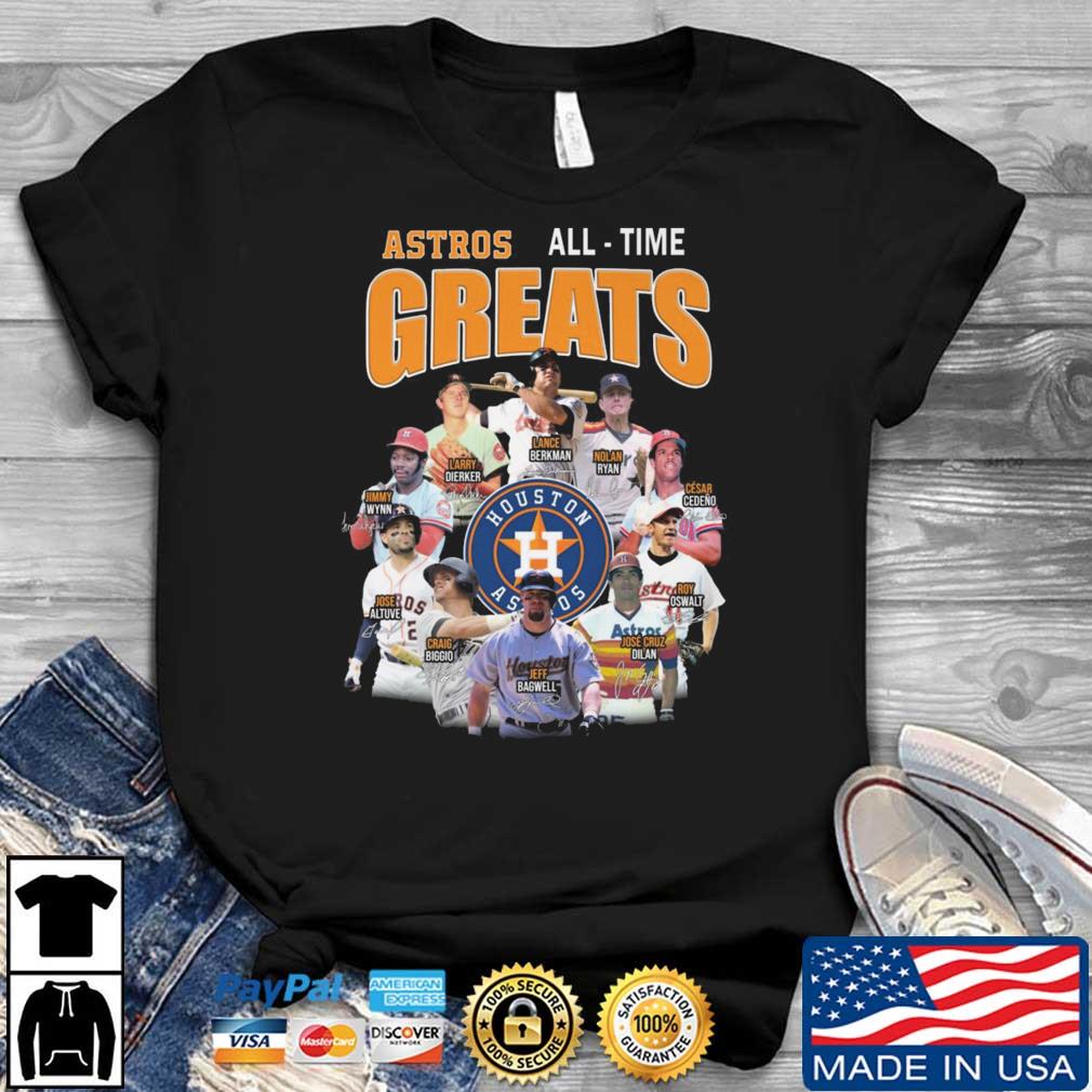 Houston Astros All-Time Greats Signatures shirt