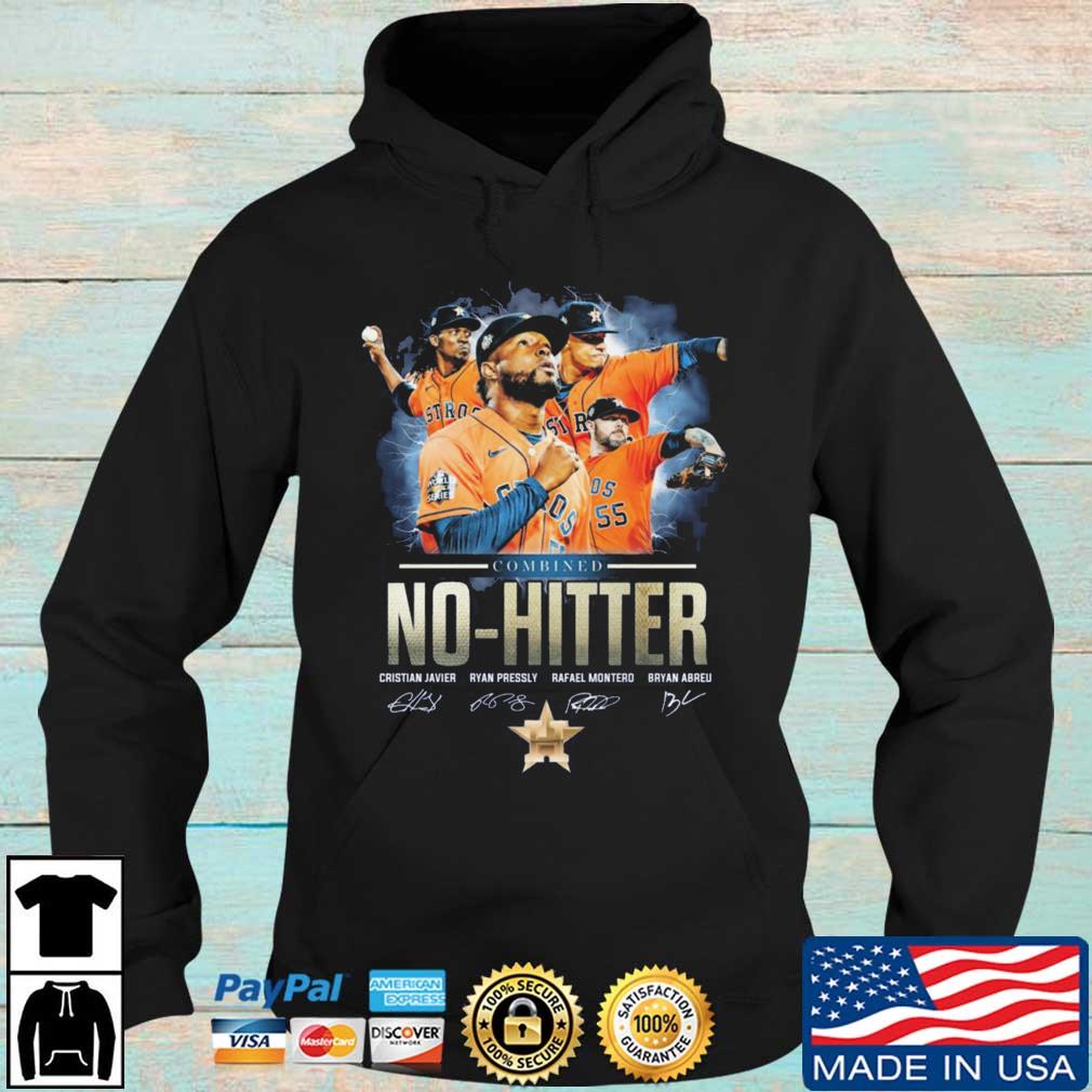 Official Houston astros 2022 Combined No Hitter signatures shirt, hoodie,  sweater, long sleeve and tank top
