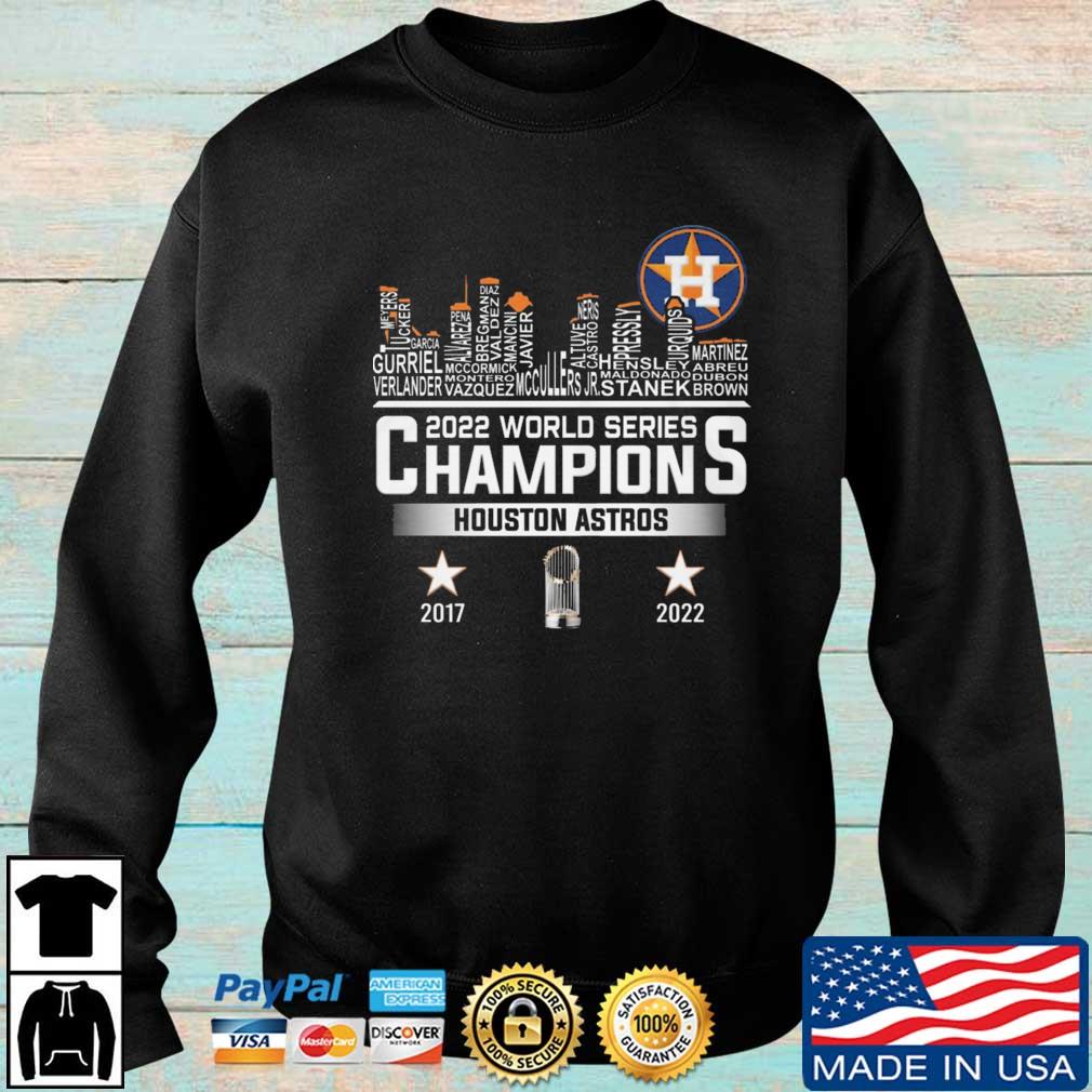 Houston Astros 2017 2022 World Series Championship Pennants Shirt, hoodie,  sweater, long sleeve and tank top