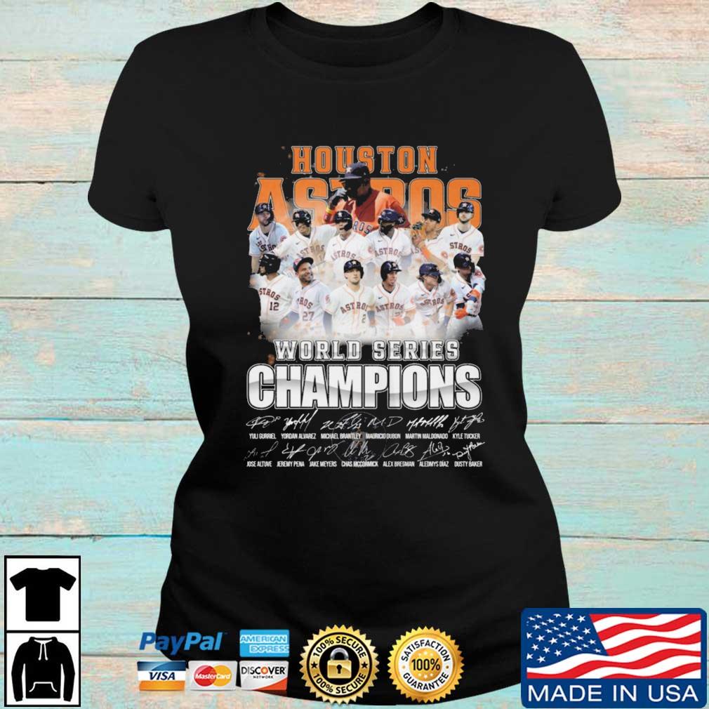 Houston Astros Player 2022 World Series Champions Signatures shirt, hoodie,  sweater, long sleeve and tank top