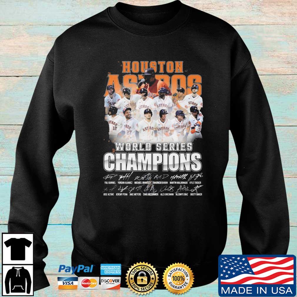 Houston Astros Player 2022 World Series Champions Signatures shirt, hoodie,  sweater, long sleeve and tank top