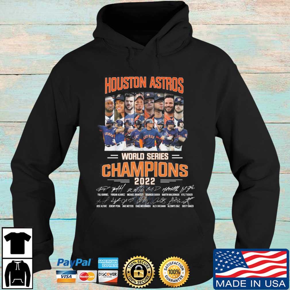 Houston Astros Player 2022 World Series Champions Signatures shirt, hoodie,  sweater, long sleeve and tank top