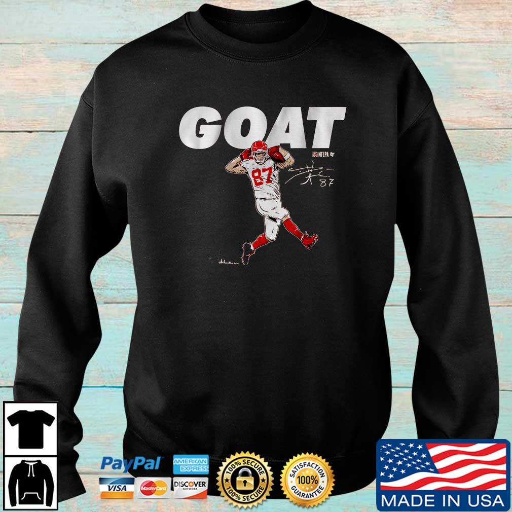 Kansas City Chiefs Travis Kelce Goat Signature Shirt