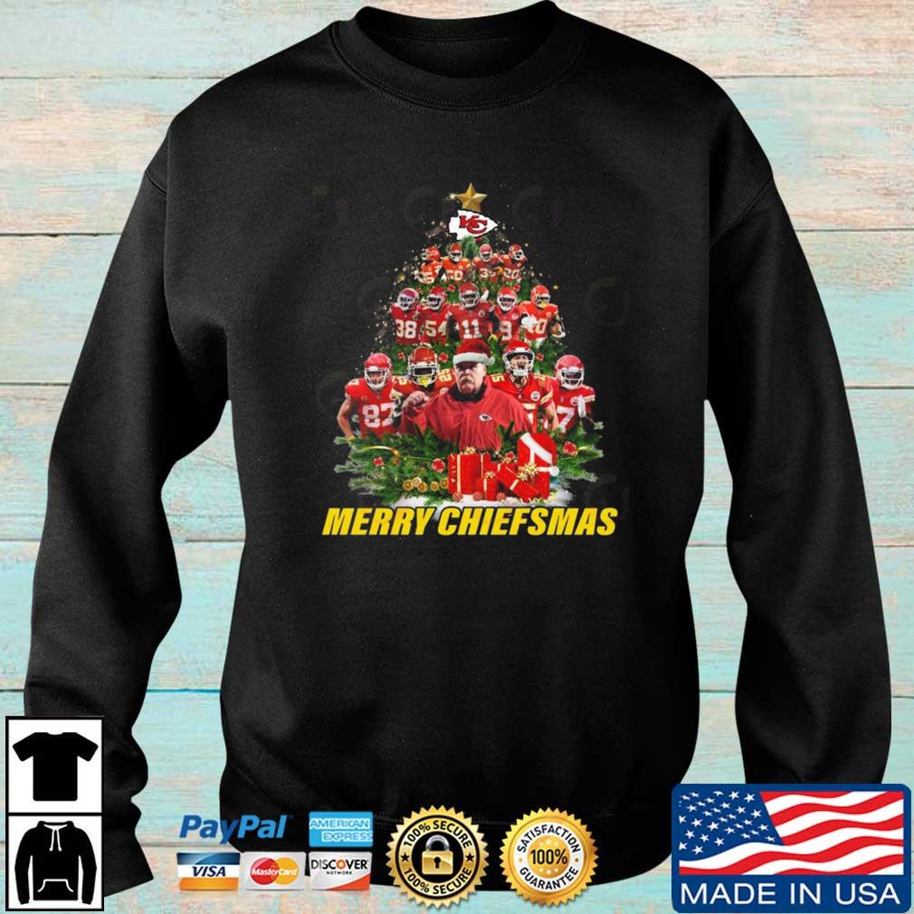 Kansas City Chiefs Xmas Tree Marry Chiefsmas Christmas sweater