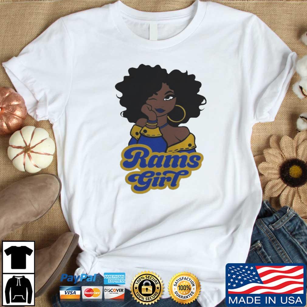 Los Angeles Rams Football Black Girl 2022 shirt