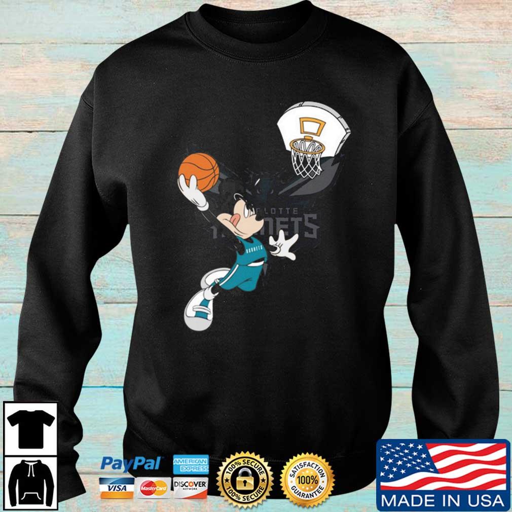 Mickey Mouse Basketball Charlotte Hornets shirt