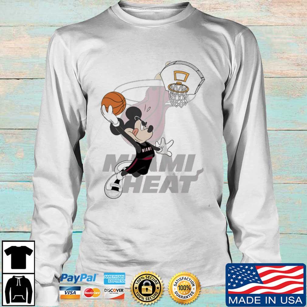 Mickey Mouse Basketball Miami Heat shirt