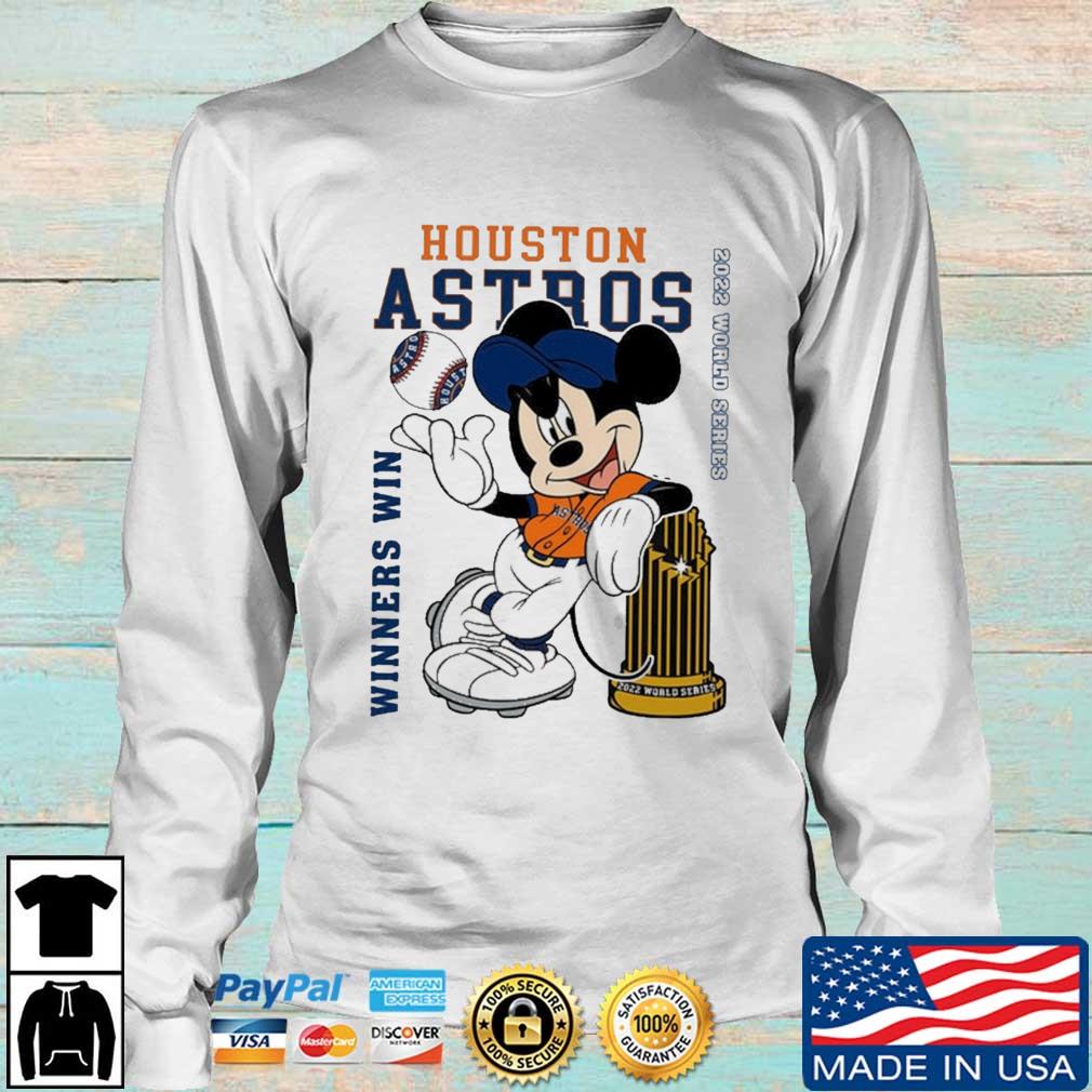 Mickey Mouse Houston Astros Champions 2022 World Series shirt