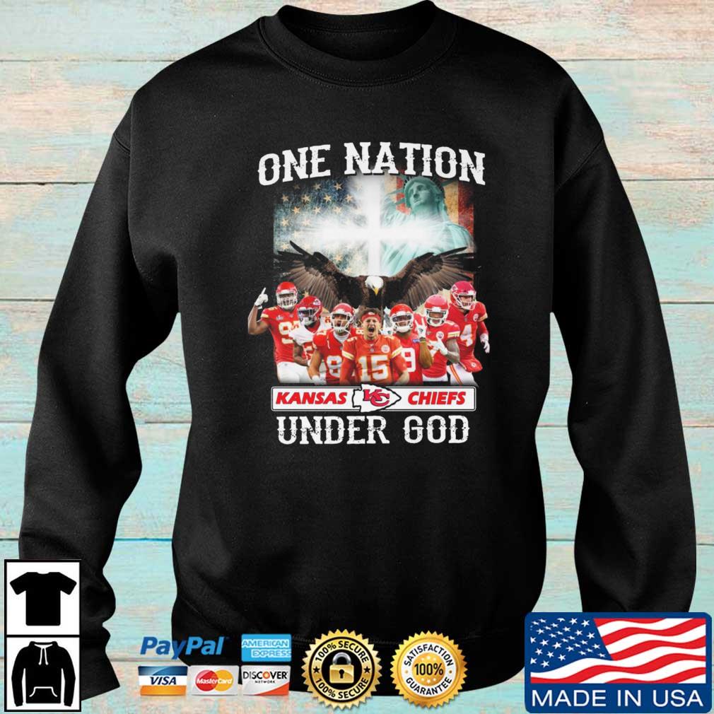 One Nation Kansas City Chiefs Under God American Flag shirt