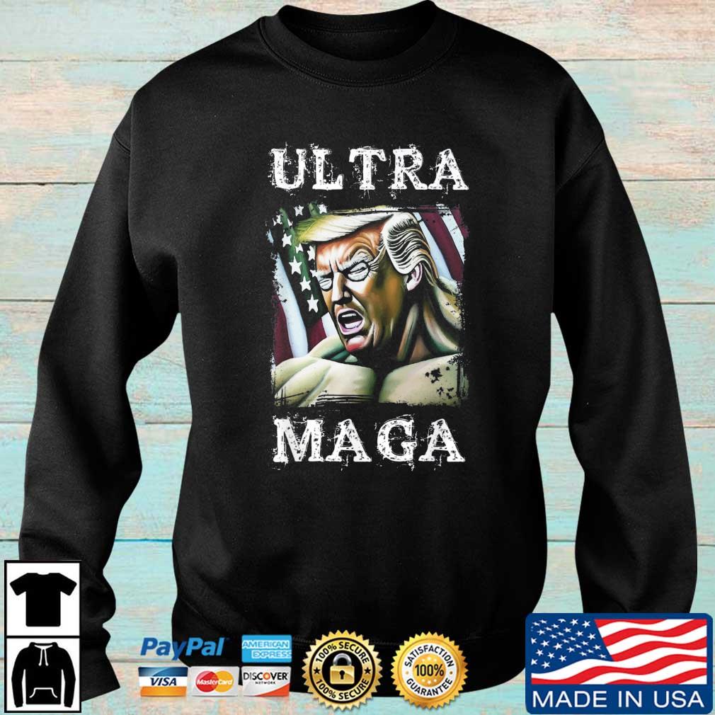 Pro Trump 2024 Election USA Flag Proud Anti Biden Political shirt