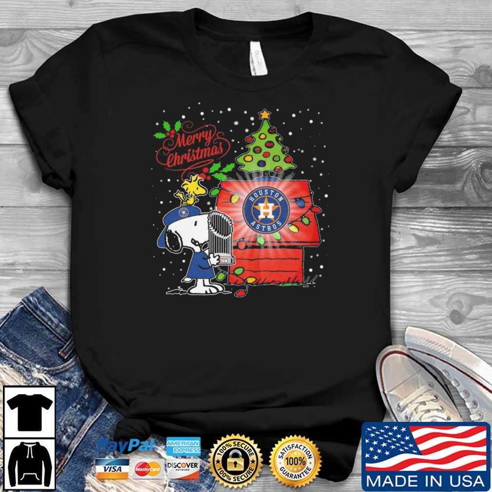 Snoopy And Woodstock 2022 World Series Champions Merry Christmas sweater