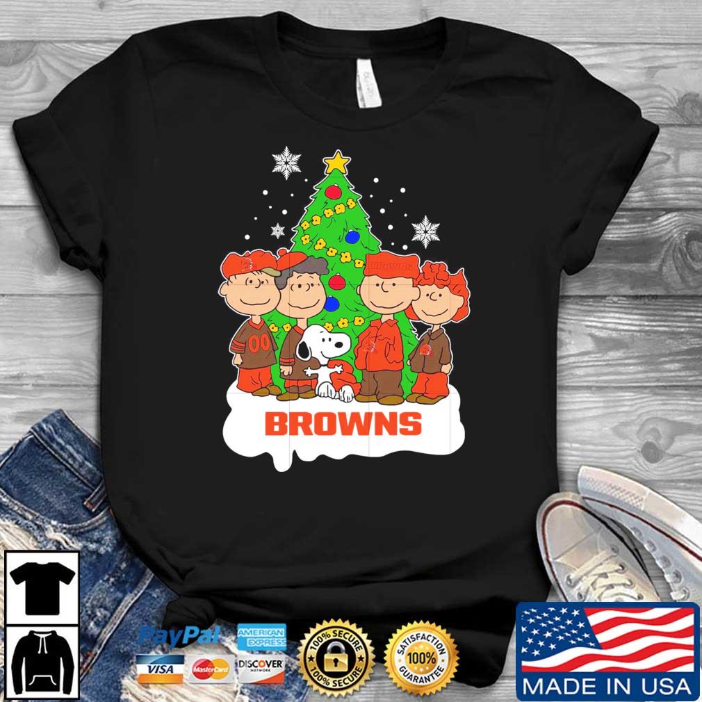 Snoopy The Peanuts Cleveland Browns Christmas 2022 Sweater