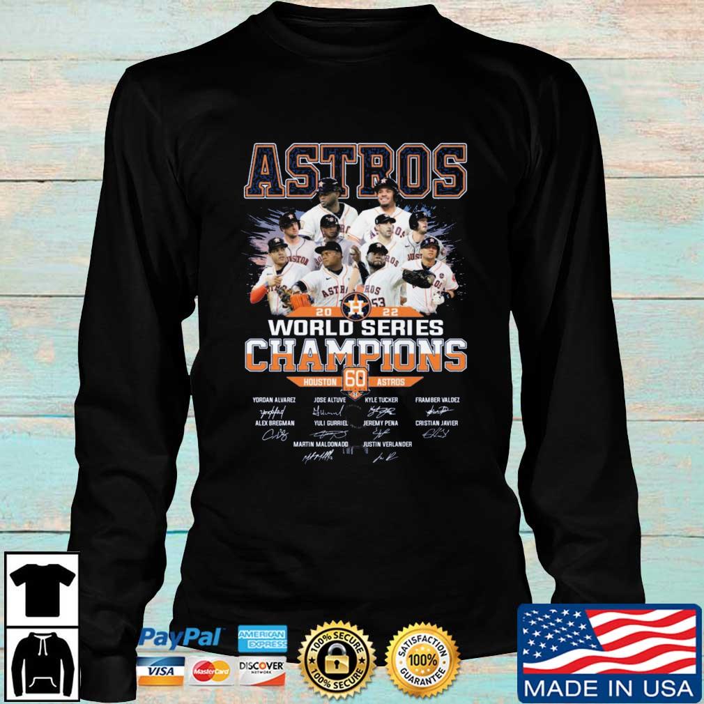 Houston Astros Shirt, Houston Astros World Series Champions 2022 Signatures  - Bring Your Ideas, Thoughts And Imaginations Into Reality Today