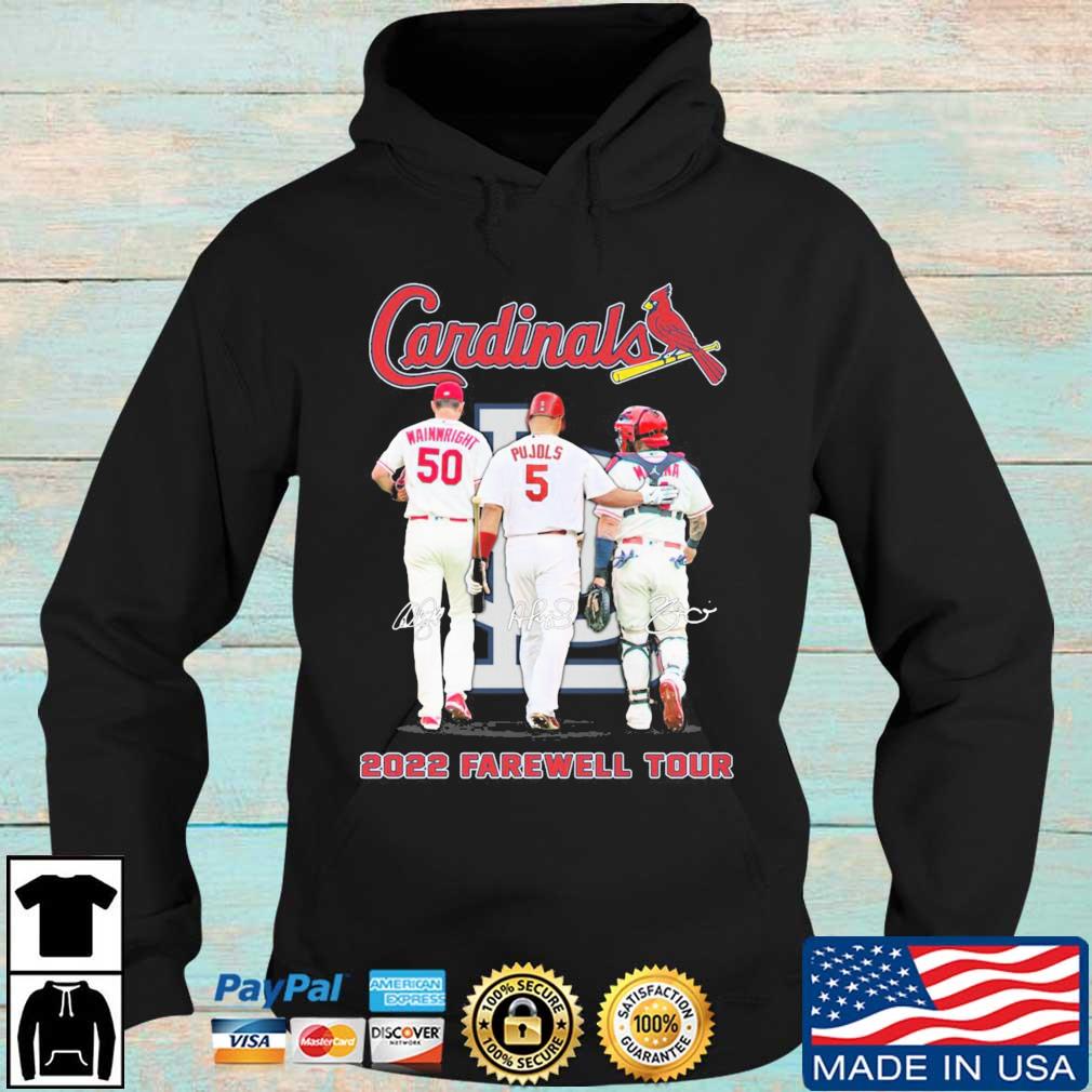 The Farewell Tour 2022 Adam Wainwright Albert Pujols And Yadier Molina  Cardinals Shirt - Limotees