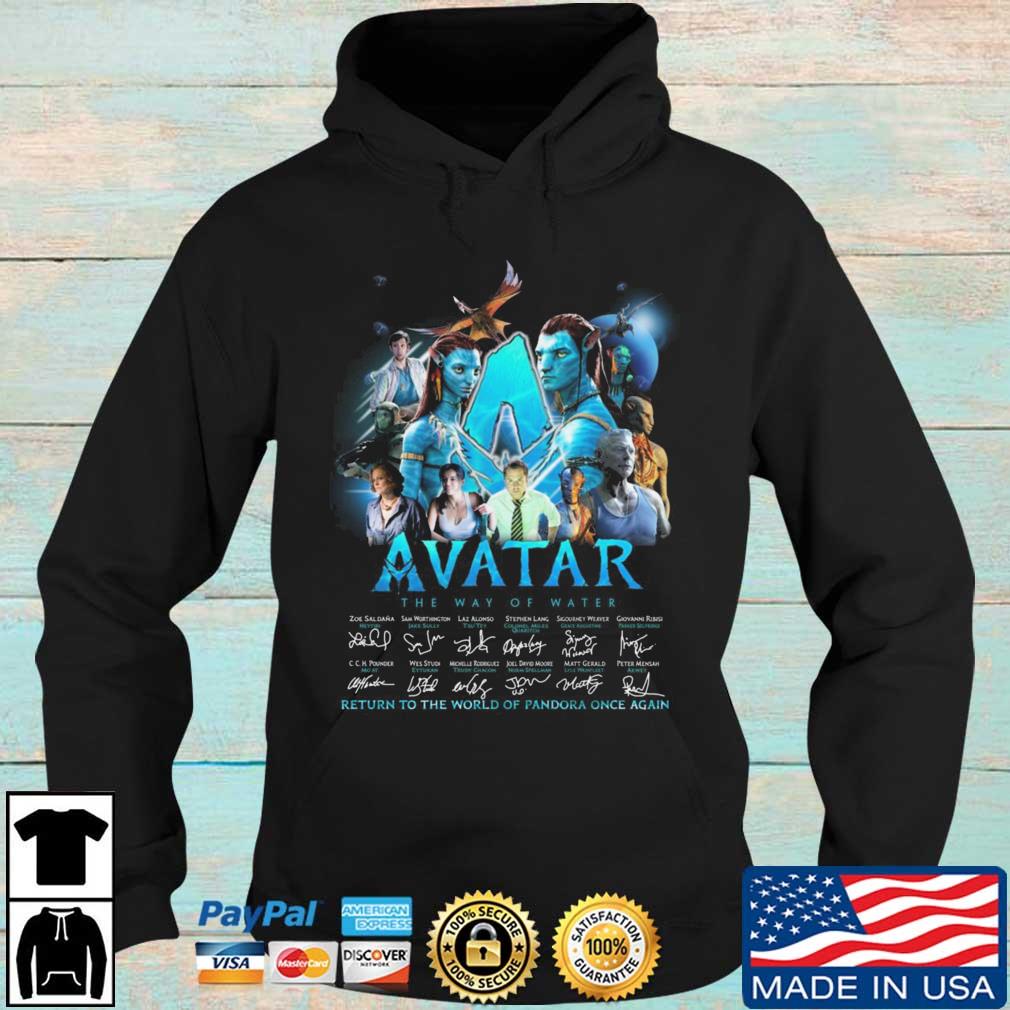 Avatar The Way Of Water Return To The World Of Pandora Once Again Signatures s Hoodie den