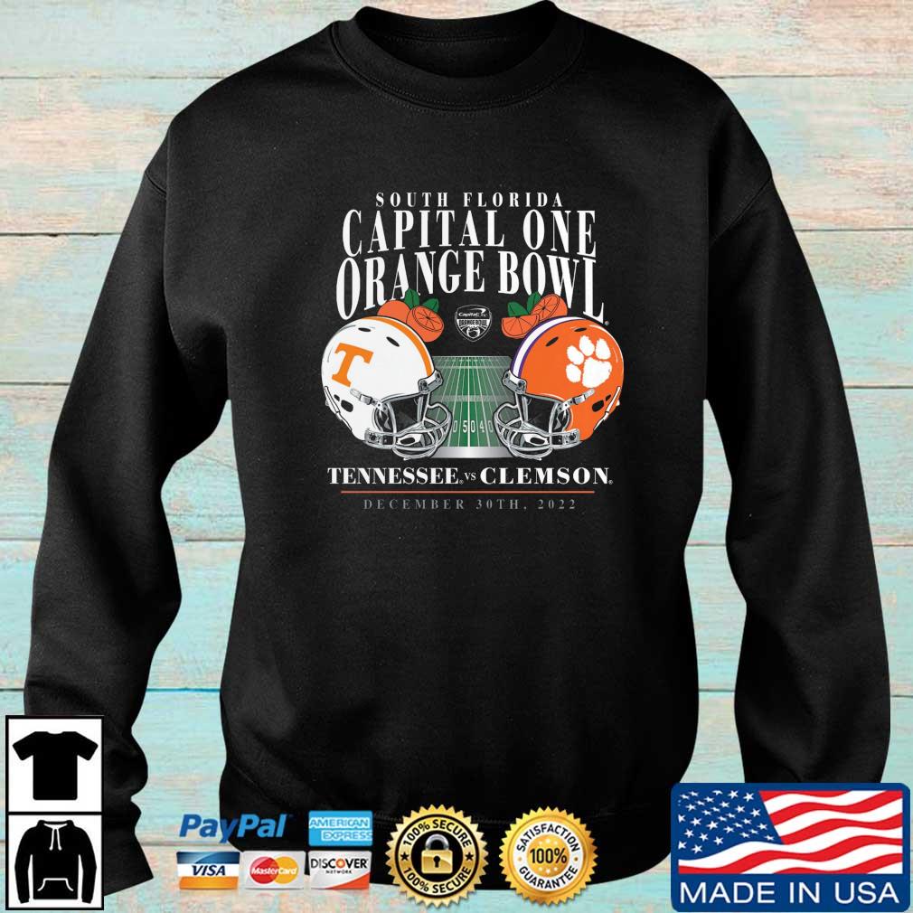 Clemson Tigers Vs Tennessee Volunteers South Florida Capital One Orange Bowl 202 shirt
