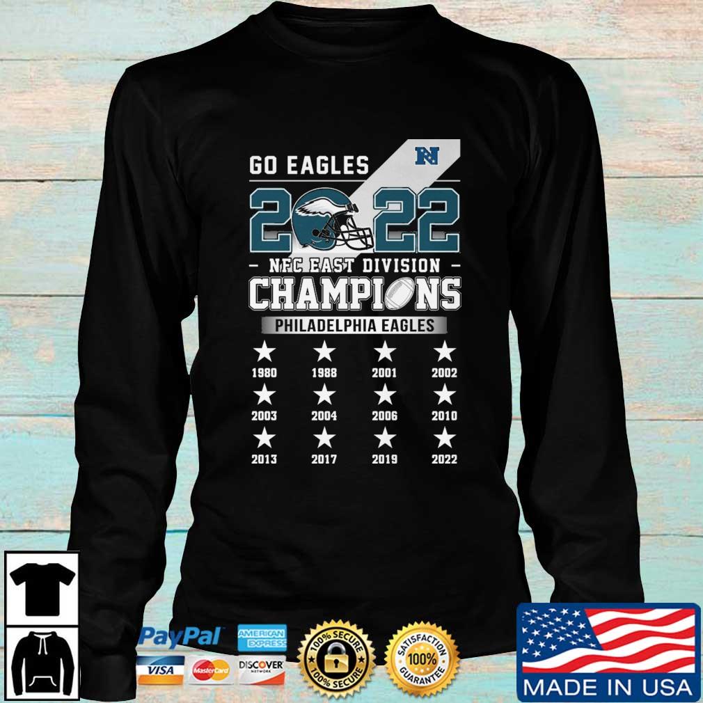 Philadelphia Eagles 2022 NFC east division champions shirt, hoodie,  sweater, long sleeve and tank top