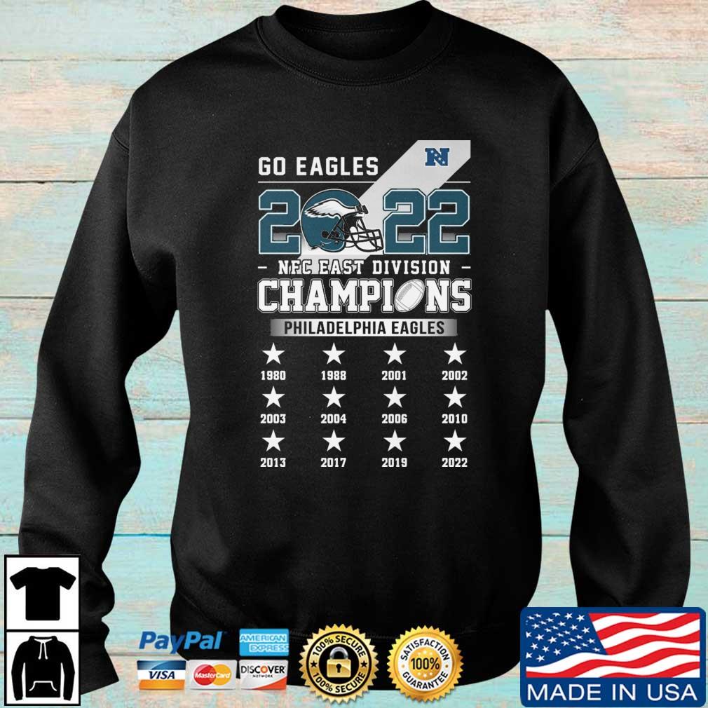 Go Eagles 2022 NFC East Division Champions shirt, hoodie, sweater, long  sleeve and tank top