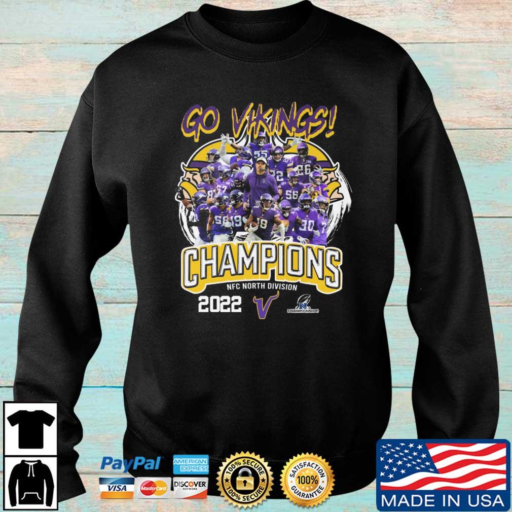 Go Vikings 2022 NFC North Division Champions shirt