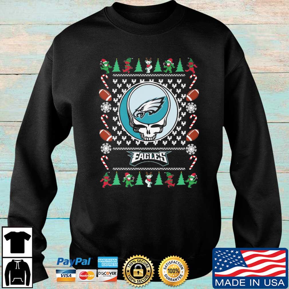 Grateful Dead Philadelphia Eagles Ugly Christmas 2022 sweatshirt