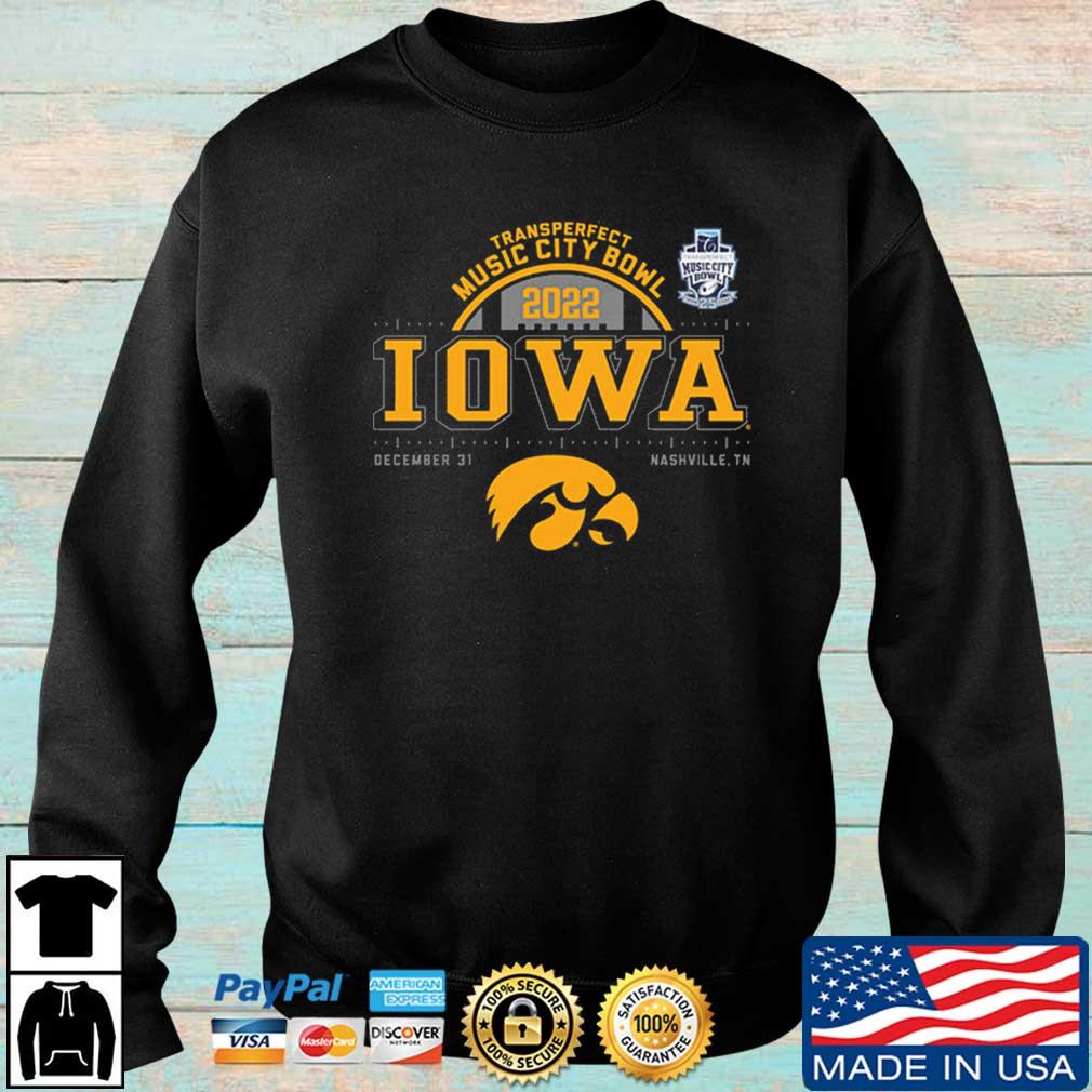 Iowa Hawkeyes Transperfect Music City Bowl 2022 shirt
