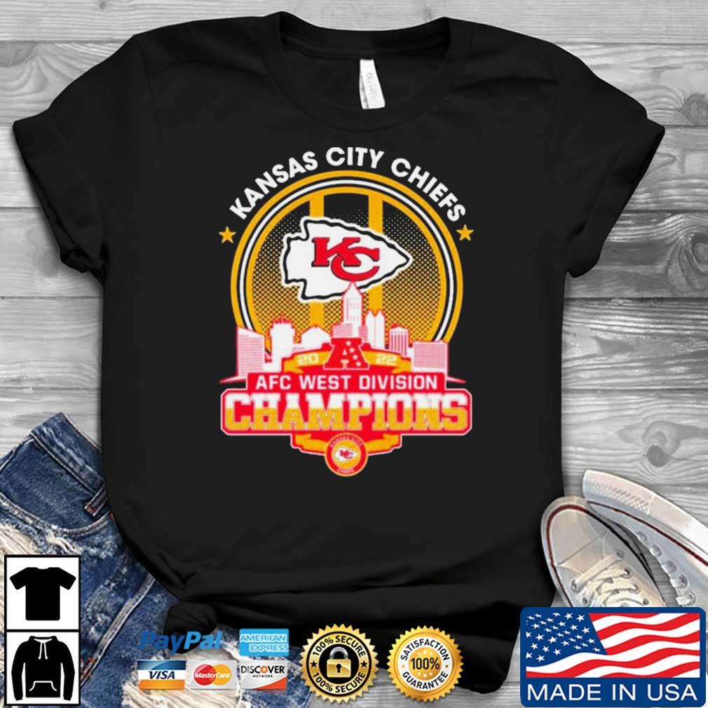 Kansas City Chiefs 2022 AFC west division Champions matchup skyline shirt,  hoodie, sweater, long sleeve and tank top