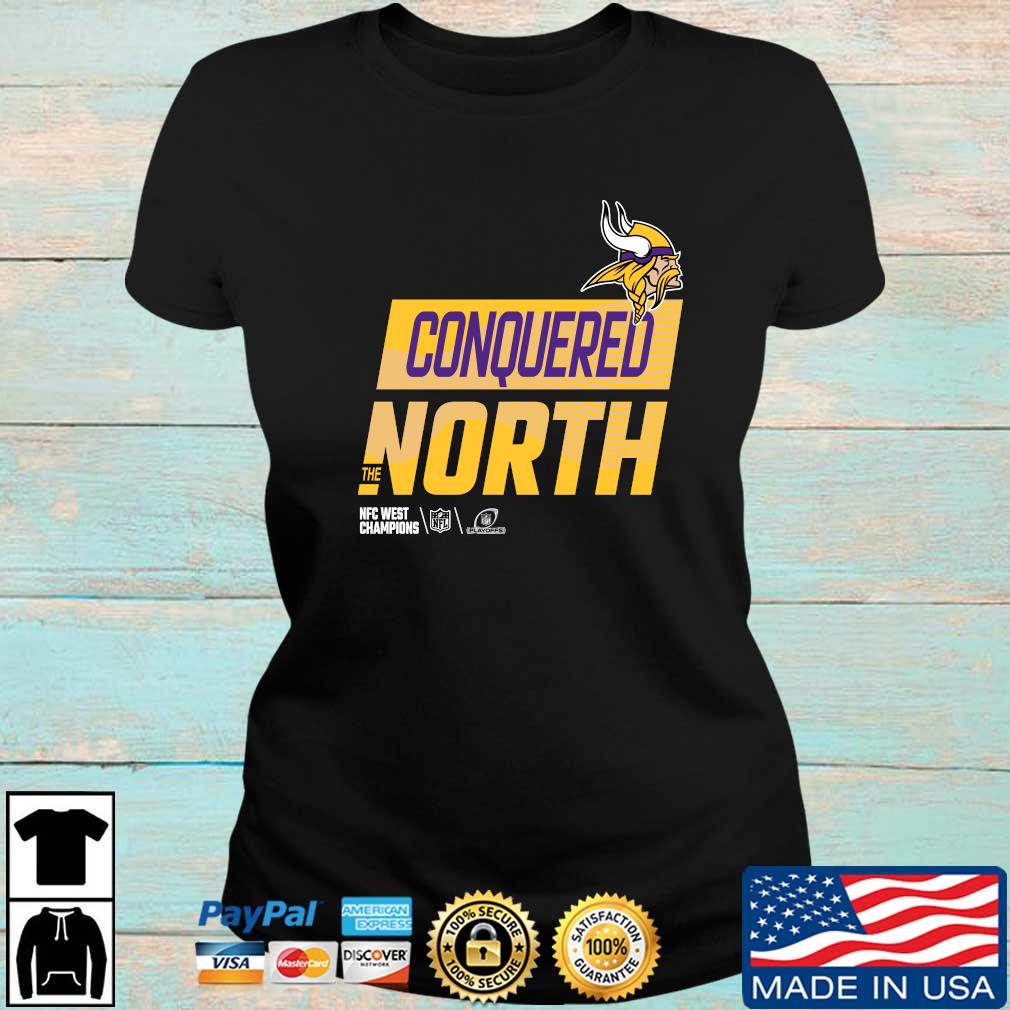 Vikings conquered the north 2022 nfc champions shirt, hoodie, sweater, long  sleeve and tank top