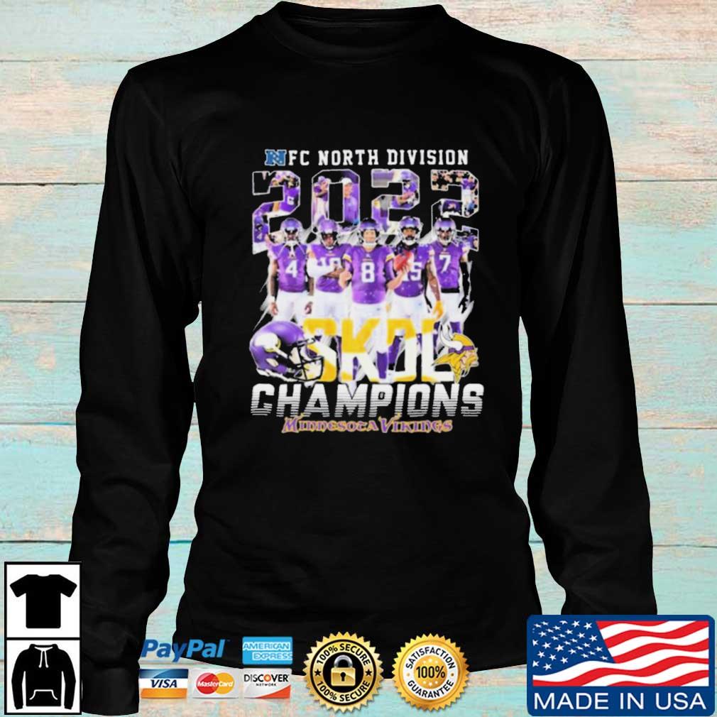 Go Vikings 2022 NFC North Division Champions T-shirt - Kaiteez