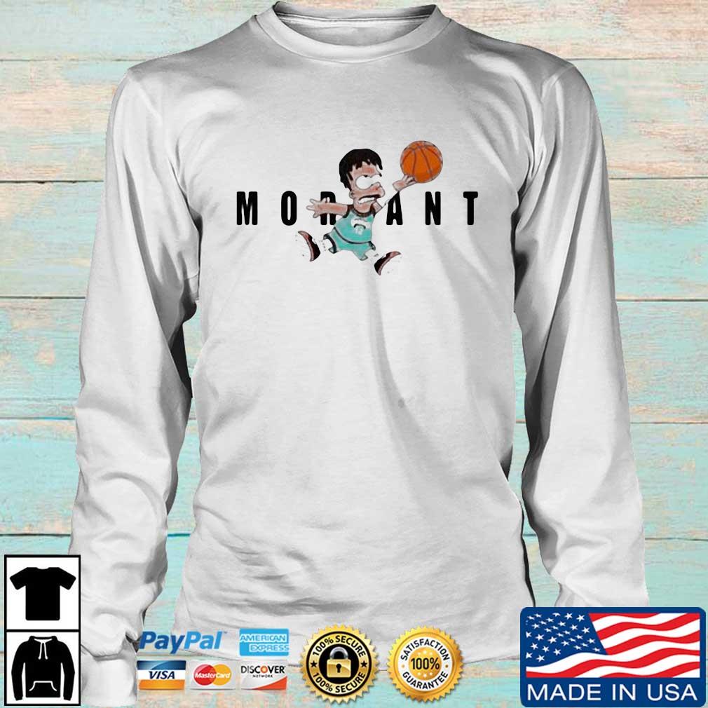 Morant The Simpsons Memphis Grizzlies Ja Morant White Shirt