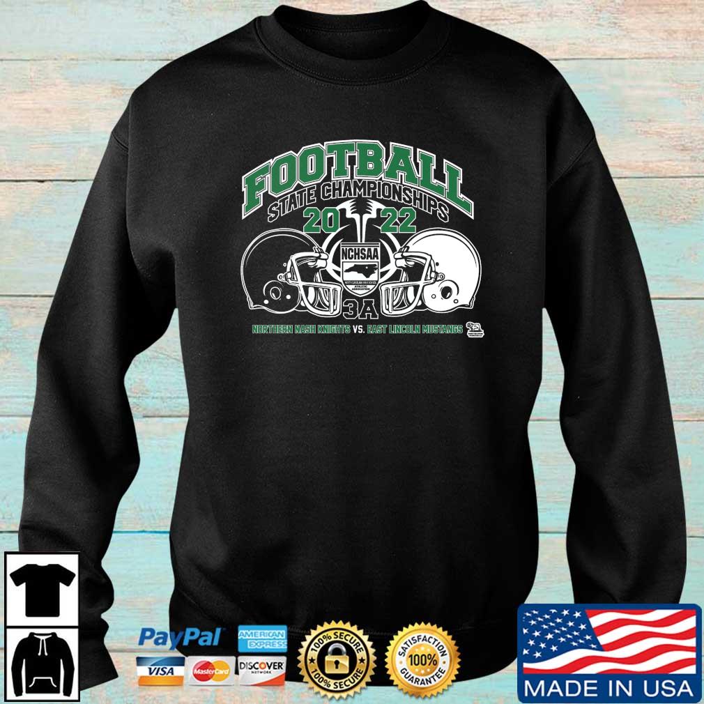 Northern Nash Knights Vs East Lincoln Mustangs Football State Championships 2022 shirt