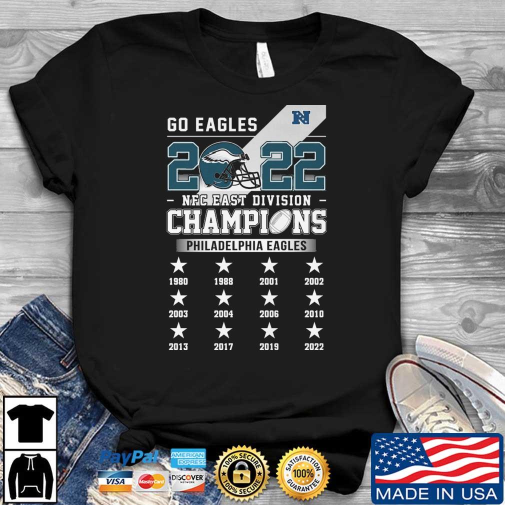 Nfc East Division Champions Philadelphia Eagles 19802022 Svg