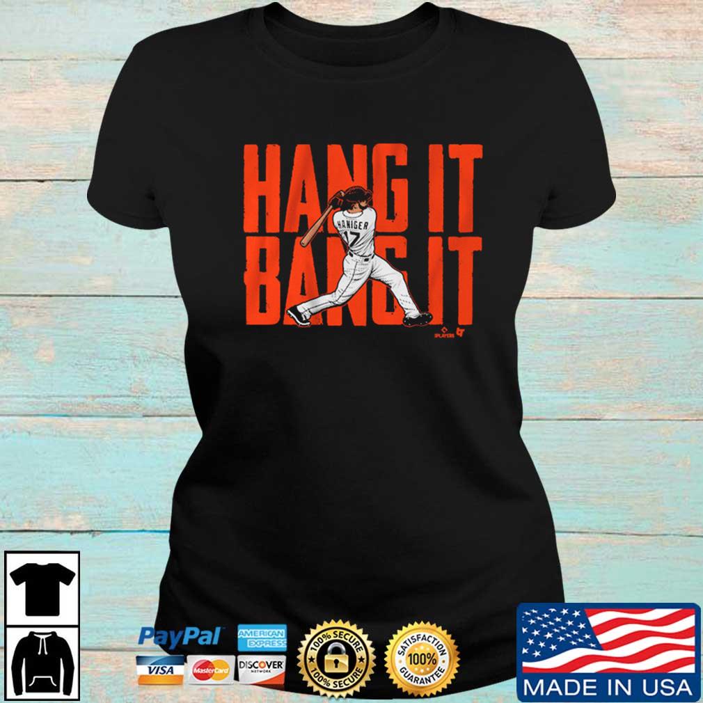 Mitch Haniger hang it bang it San Francisco funny T-shirt, hoodie, sweater,  long sleeve and tank top