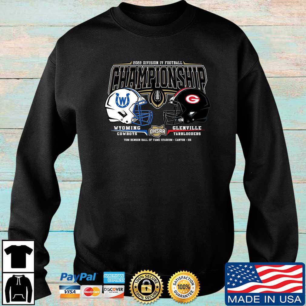 Wyoming Cowboys vs Glenville Tarblooders 2022 Division IV Football Championship Shirt