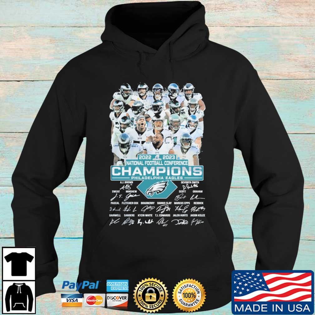 Official 2023 nation Football conference champions philadelphia eagles  shirt, hoodie, sweater, long sleeve and tank top