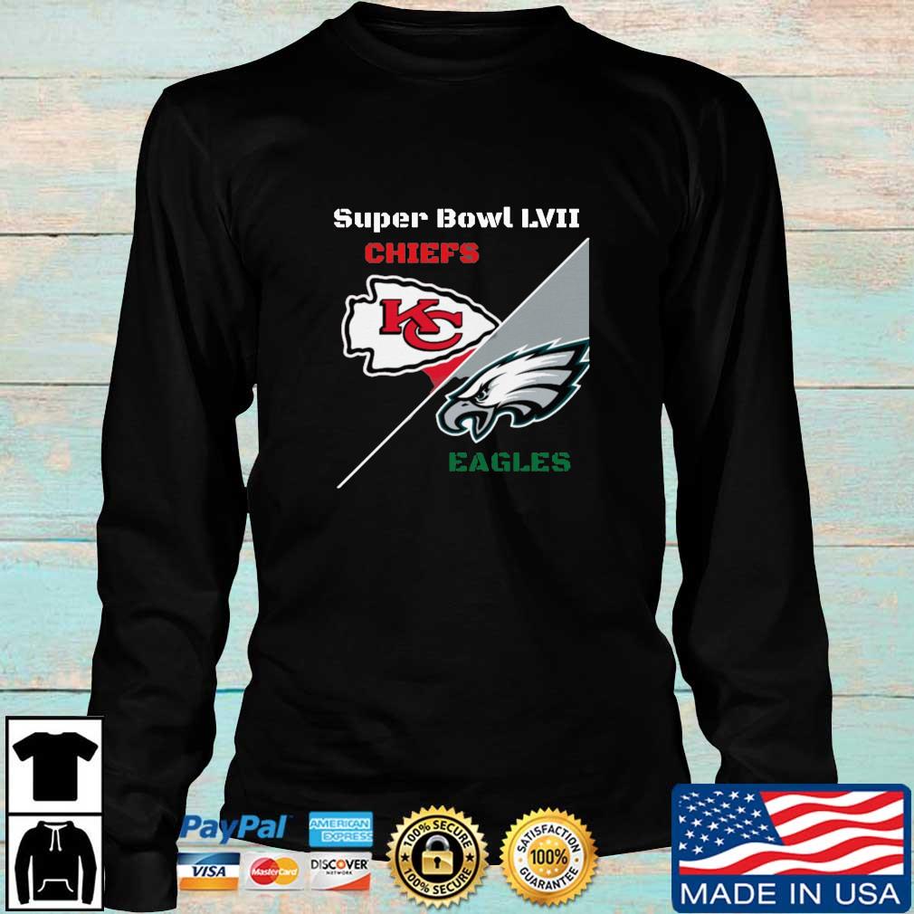 Kansas City Chiefs Vs Philadelphia Eagles Super Bowl LVII Shirt - Bring  Your Ideas, Thoughts And Imaginations Into Reality Today