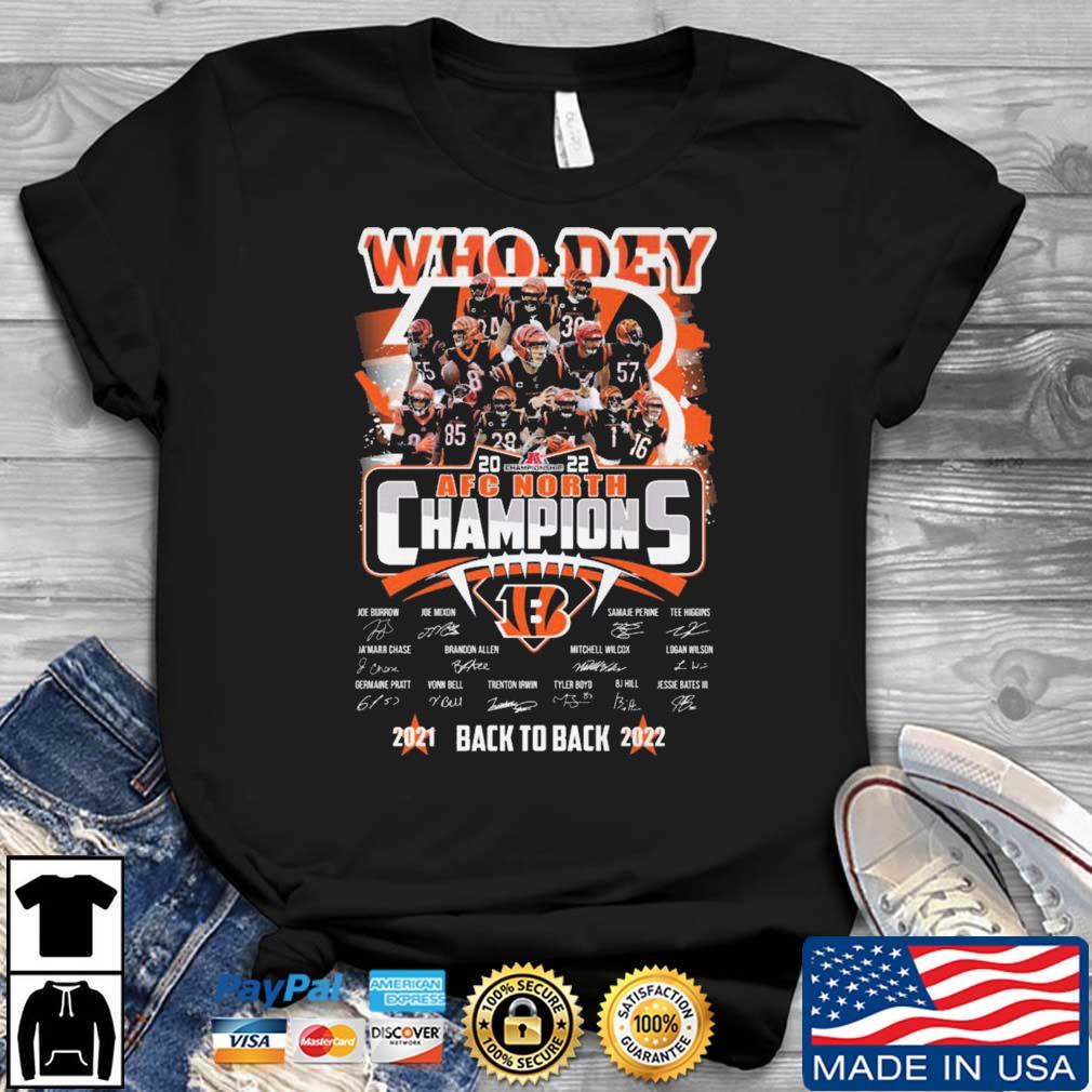 Cincinnati Bengals 2021 Afc North Division Champions Blocked Favorite  Unisex T-Shirt - Teeruto