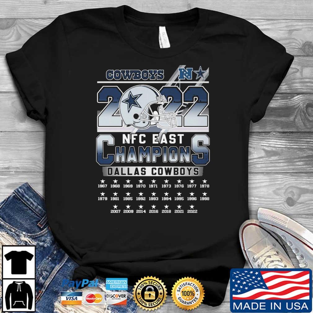 Dallas Cowboys 2022 NFC East Champions 1967-2022 shirt