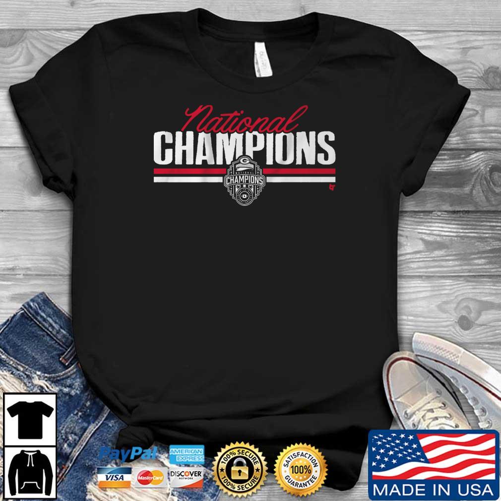 Georgia Bulldogs Football National Champions Script Shirt