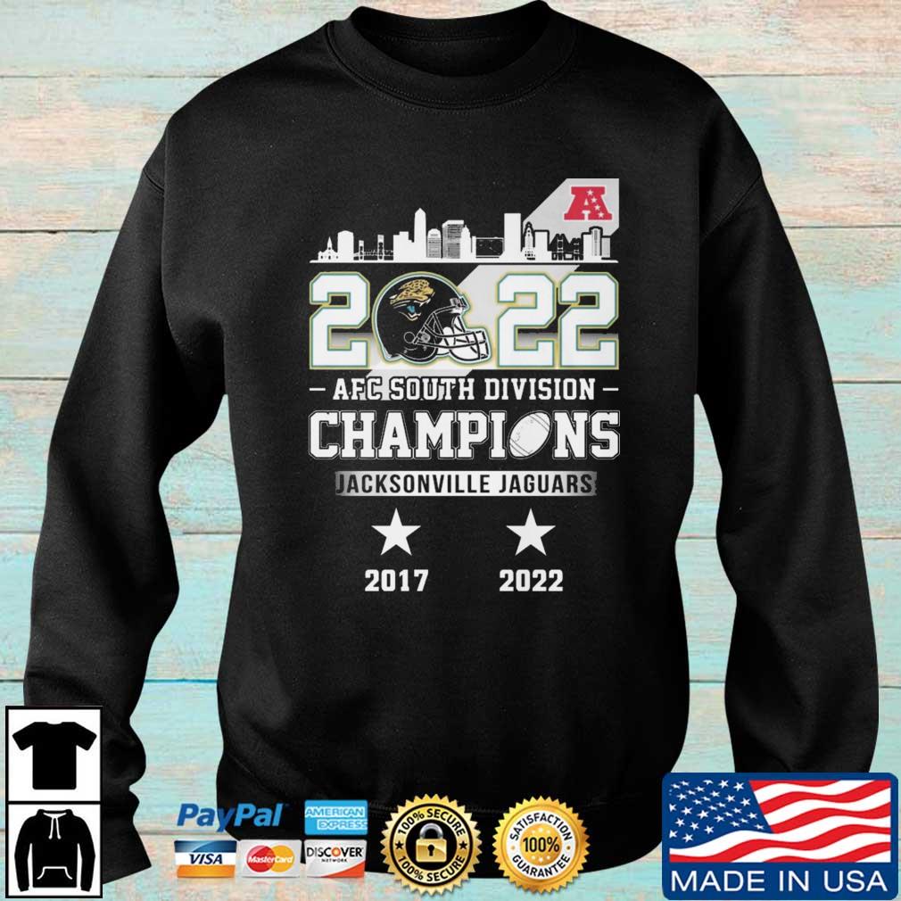 Jacksonville Jaguars Skyline 2022 Afc South Division Champions Svg