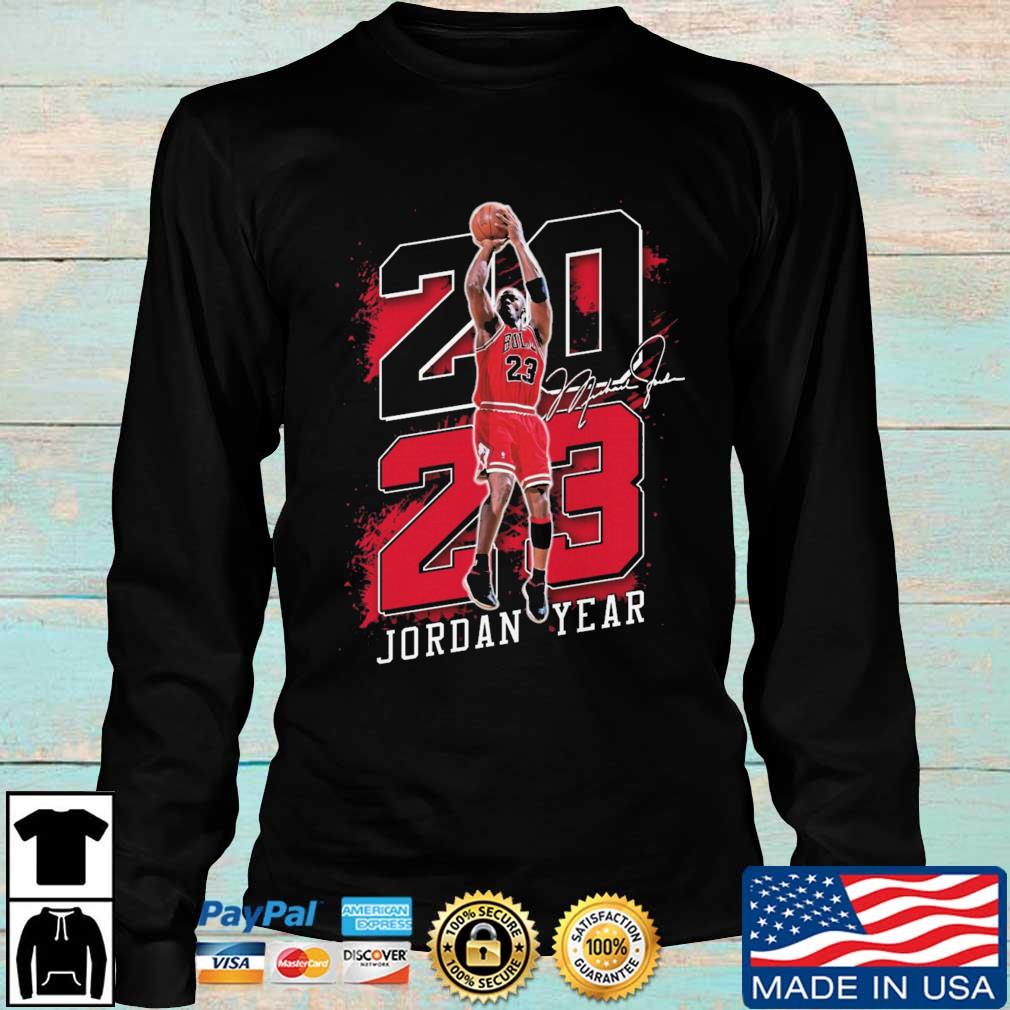 Michael Jordan Year 2023 Signature t-shirt - Kutee Boutique