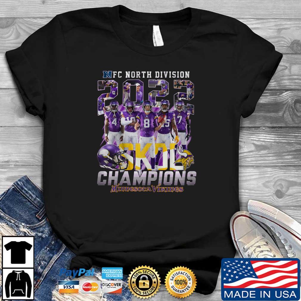 Minnesota Vikings NFC North Division 2022 Skol Champions shirt