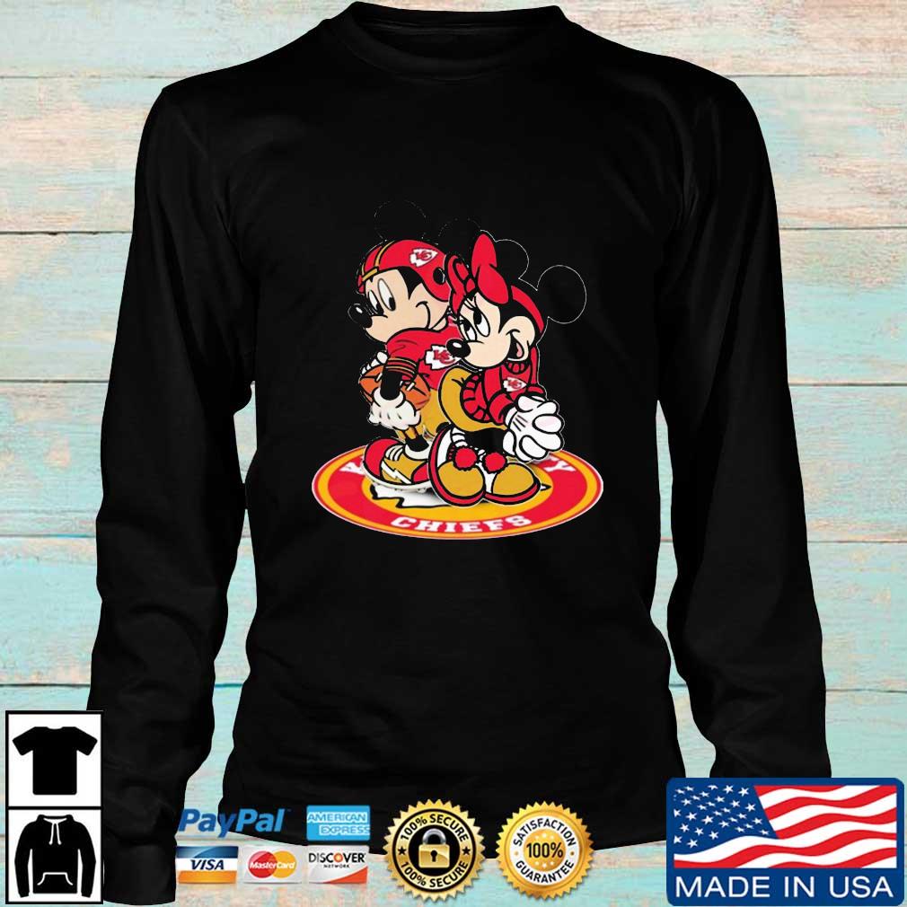 In October we wear pink and watch Kansas City Chiefs Mickey Disney shirt,  hoodie, sweater, long sleeve and tank top